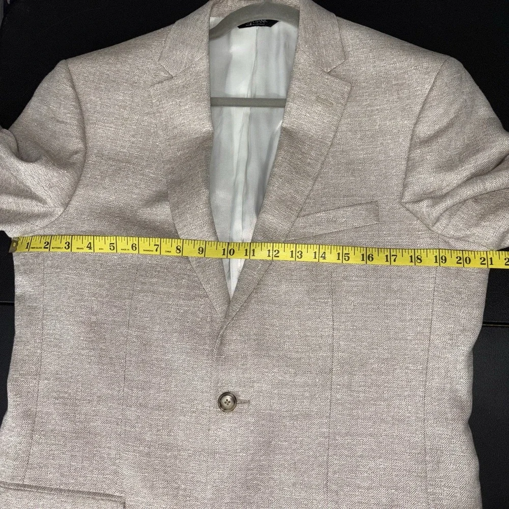 Jos A Bank 40 X-Long Linen Blend Mens Coat Jacket